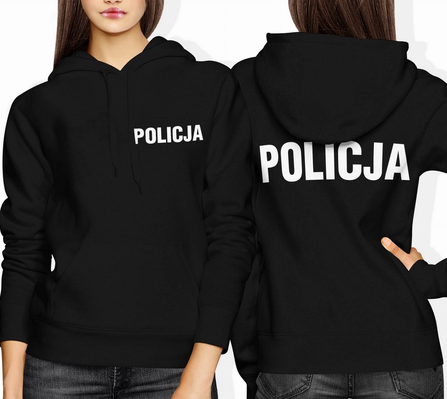 Bluza damska z kapturem Policja prezent dla policjantki policyjna