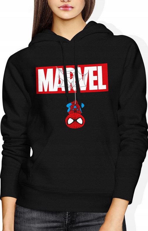Bluza damska z kapturem Spider Man Marvel