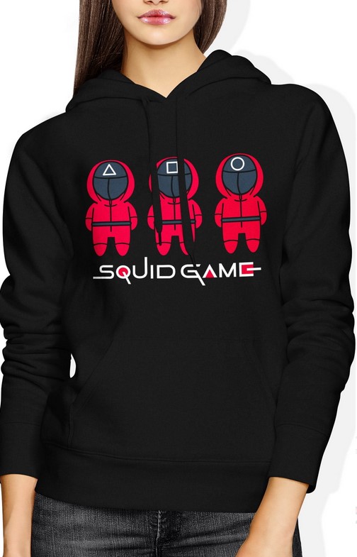 Bluza damska z kapturem Squid Game Netflix serial