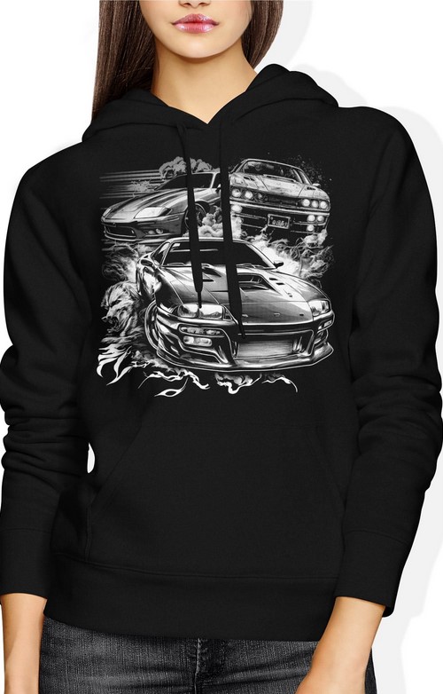 Bluza damska z kapturem Szybcy i Wściekli Vintage