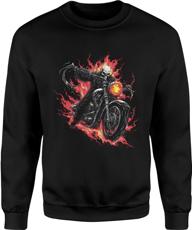 Bluza męska Ghost Rider Czaszki Motocyklowa