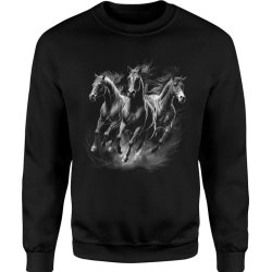  Bluza męska Koń z koniami koniem jeździecka
