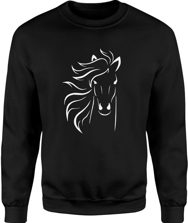 Bluza męska Koń z koniem Horse minimalistyczna