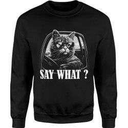  Bluza męska Kot Say What? Z Kotem