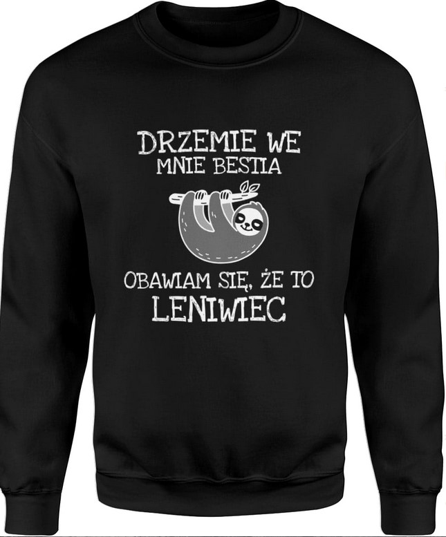 Bluza męska Leniwiec