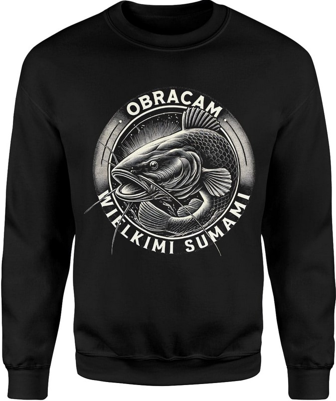 Bluza męska Obracam wielkimi sumami z sumem