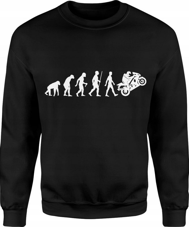 Bluza męska Ścigacz Ewolucja Motocyklowa