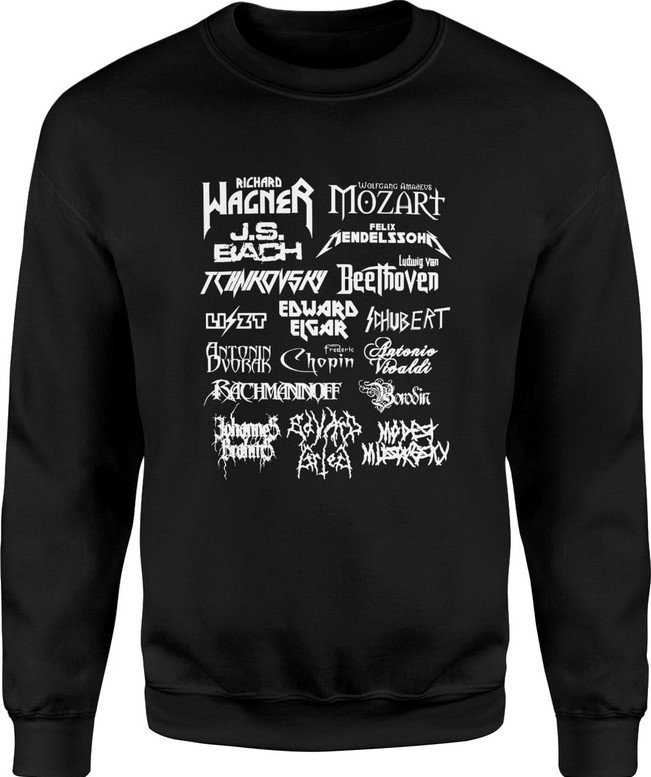 Bluza męska Wagner Chopin Mozart Bach Beethoven