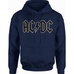  Bluza męska z kapturem AC/DC muzyka rock metal granatowa