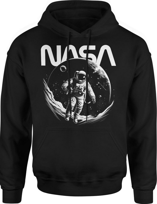 Bluza męska z kapturem Astronauta Nasa Kosmiczna