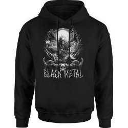 Bluza męska z kapturem Black Metal metalowa