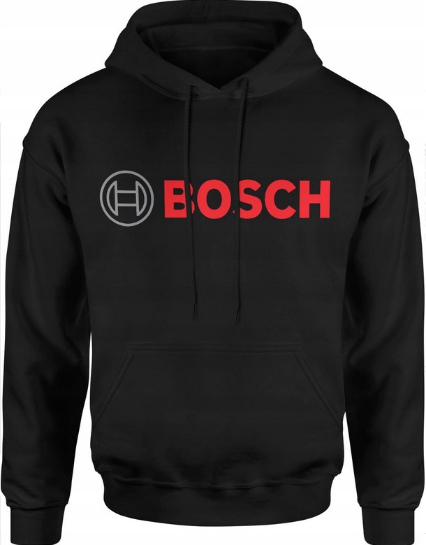 Bluza męska z kapturem Bosch prezent dla mechanika majsterkowicza budolańca stolarza 