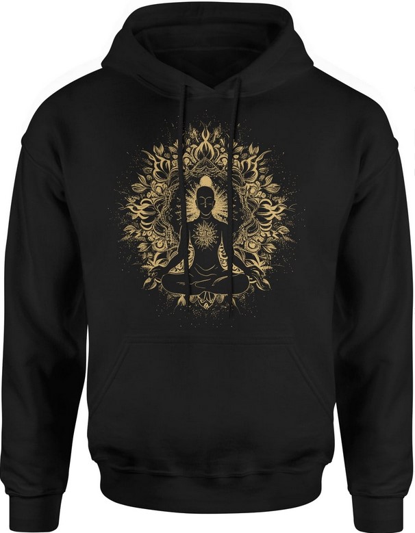 Bluza męska z kapturem Budda Joga Yoga Medytacja 