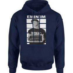  Bluza męska z kapturem Eminem Slim Shady granatowa