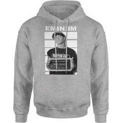  Bluza męska z kapturem Eminem Slim Shady szara