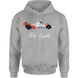  Bluza męska z kapturem Formula 1 Niki Lauda szara