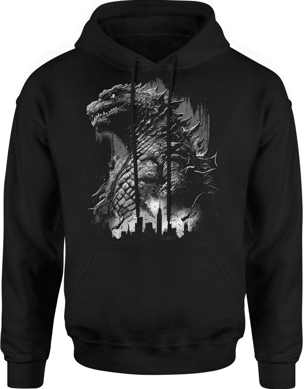 Bluza męska z kapturem Godzilla 