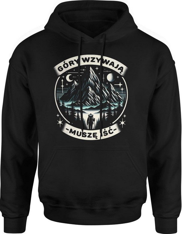 Bluza męska z kapturem Góry wzywają muszę iść Tatry