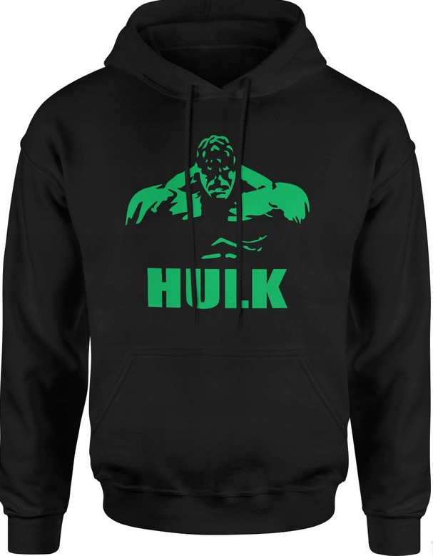 Bluza męska z kapturem Hulk Marvel 