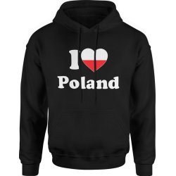  Bluza męska z kapturem I Love Poland Polska PL