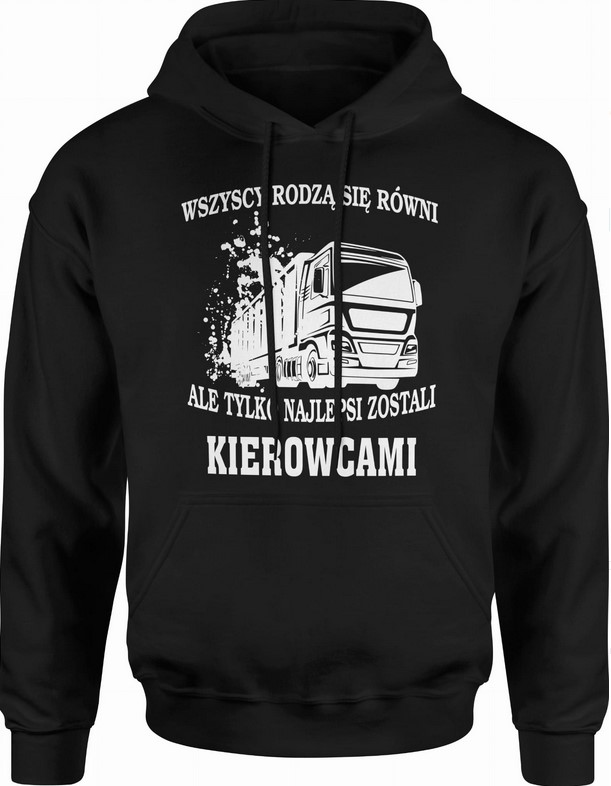 Bluza męska z kapturem Kierowca tira prezent dla kierowcy