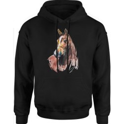  Bluza męska z kapturem Koń z koniem Horse