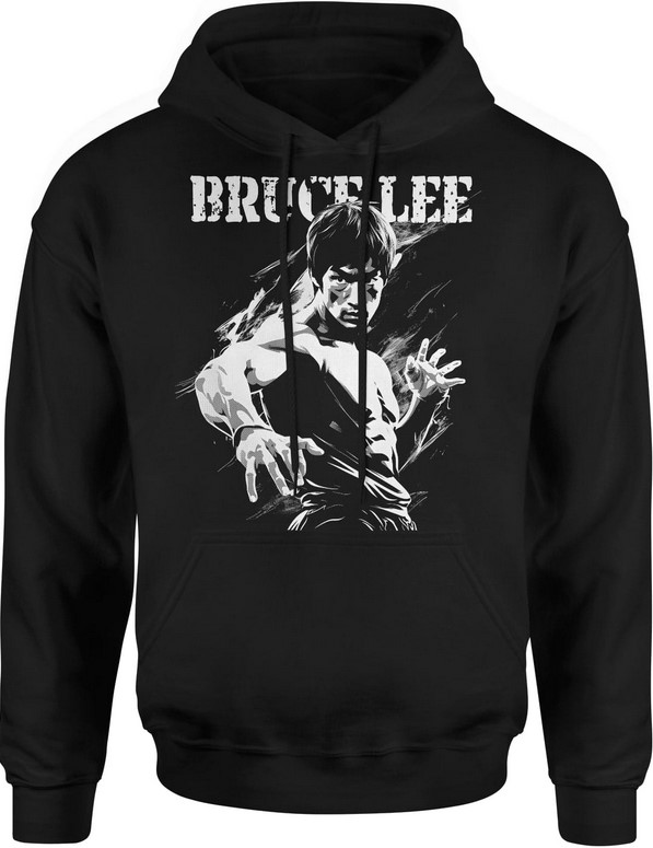 Bluza męska z kapturem Kung Fu Bruce Lee