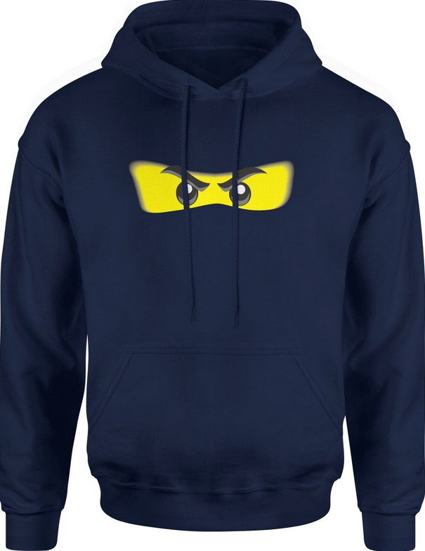 Bluza męska z kapturem Lego ninja go granatowa