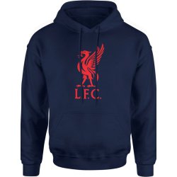  Bluza męska z kapturem Liverpool F.C. piłkarska niebieska