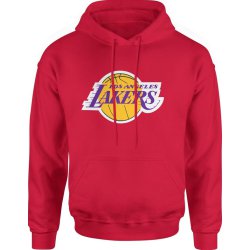  Bluza męska z kapturem Los Angeles Lakers LA NBA koszykówka czerwona