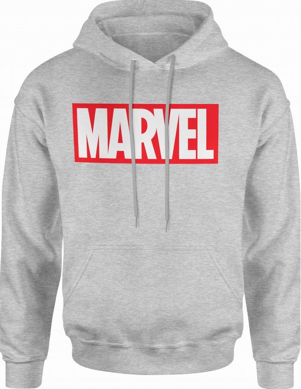 Bluza męska z kapturem Marvel szara