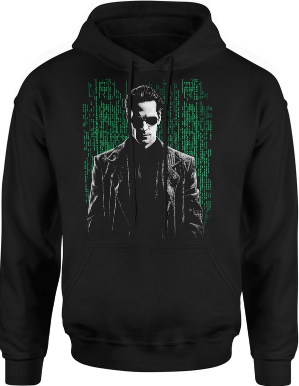 Bluza męska z kapturem Matrix Neo