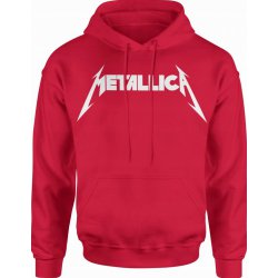  Bluza męska z kapturem Metallica czerwona