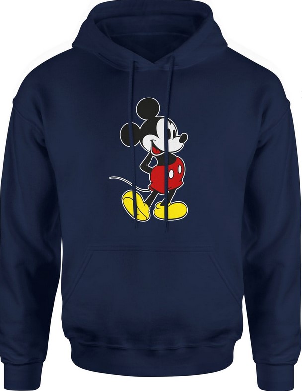 Bluza męska z kapturem Myszka Miki Disney granatowa