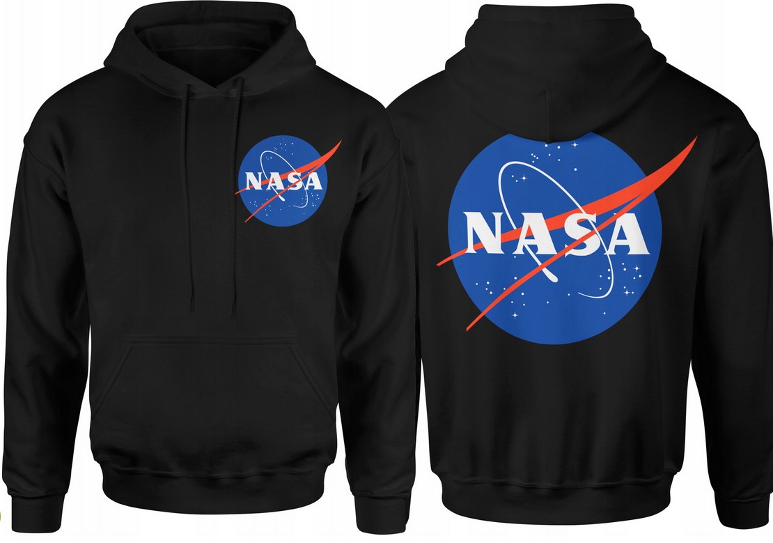 Bluza męska z kapturem Nasa galaktyka