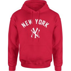  Bluza męska z kapturem New York NY czerwona