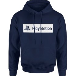 Bluza męska z kapturem Playstation konsola PS granatowa