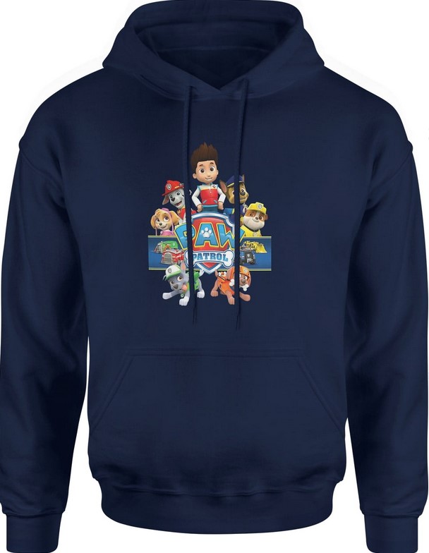 Bluza męska z kapturem Psi Patrol granatowa