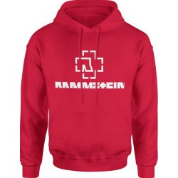  Bluza męska z kapturem Rammstein R+ czerwona
