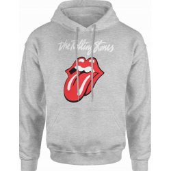  Bluza męska z kapturem Rolling Stones szara