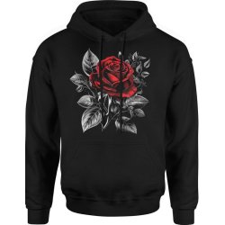  Bluza męska z kapturem Róża W Kwiaty Kwiat