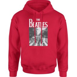  Bluza męska z kapturem The Beatles czerwona