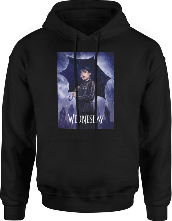 Bluza męska z kapturem Wednesday Addams Wensday Adams Rodzina Adamsów