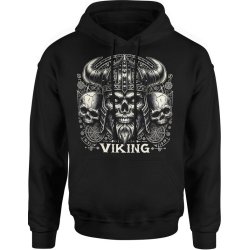  Bluza męska z kapturem Wiking Viking Wikingowie Z Czaszka