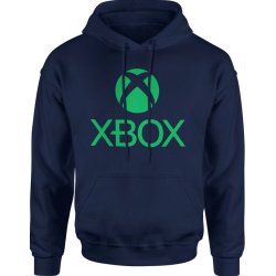  Bluza męska z kapturem Xbox konsola granatowa