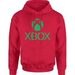  Bluza męska z kapturem Xbox konsola czerwona
