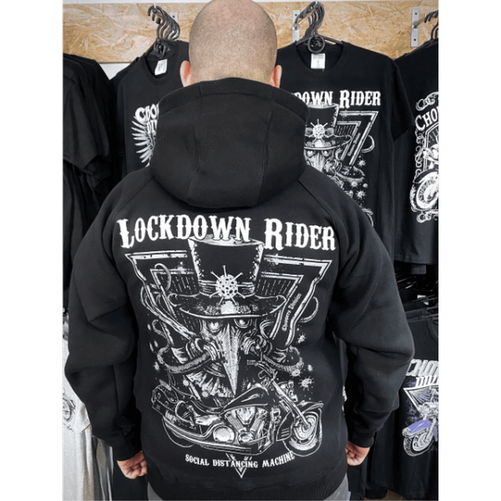 Bluza z kapturem motocykl Lockdown Rider  - Choppers Division
