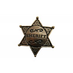  Broszka - wpinka - znaczek - Sheriff