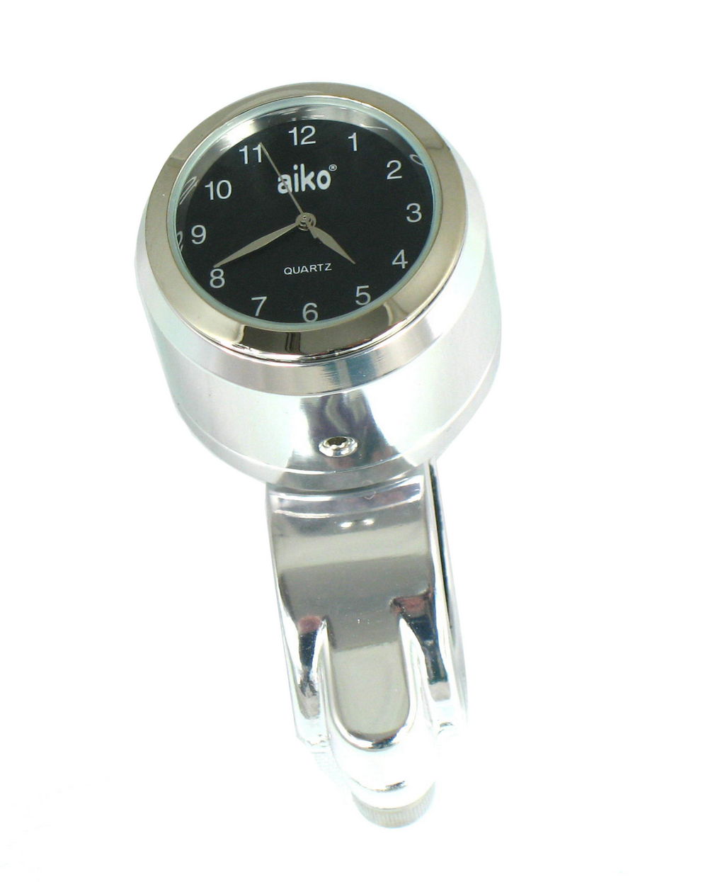 Chromowany zegarek na kierownicę lub na śrubę