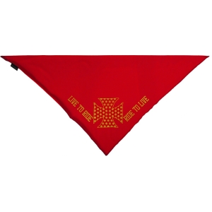Chusta motocyklowa, bandana LIVE TO RIDE GOLD